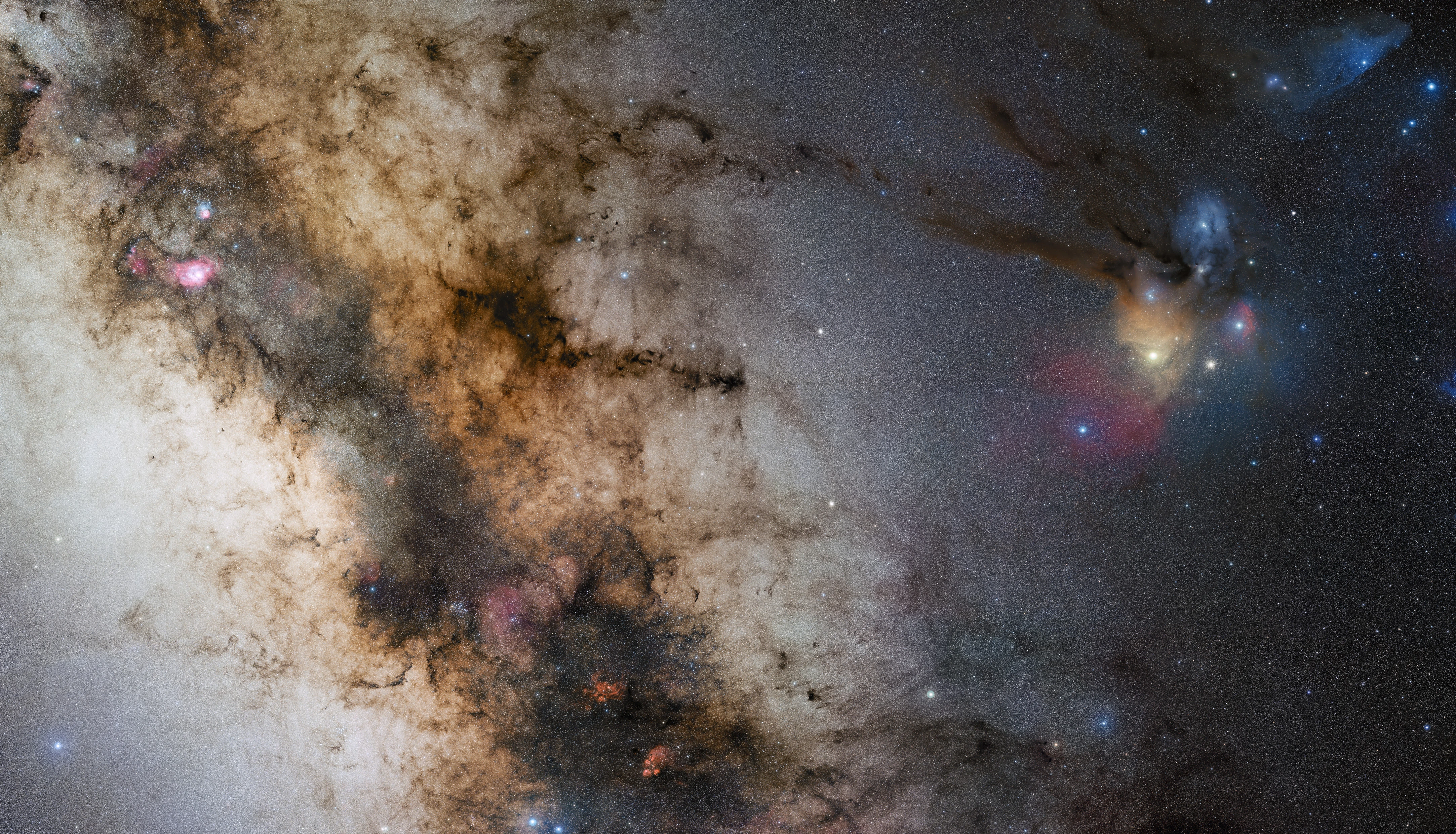 Photograph of the Milky Way and the Antares region by ESO and S. Guisard